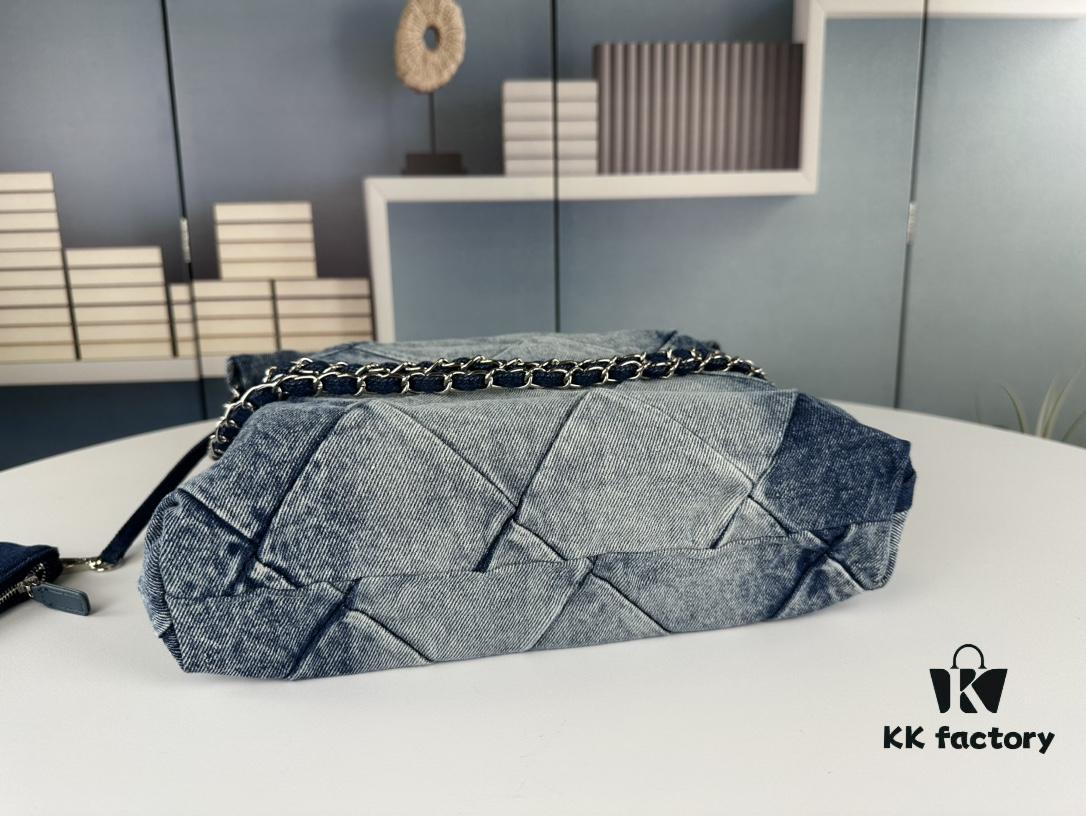 New Medium Size Chanel 23C Denim 22Bag – Absolutely Stunning!