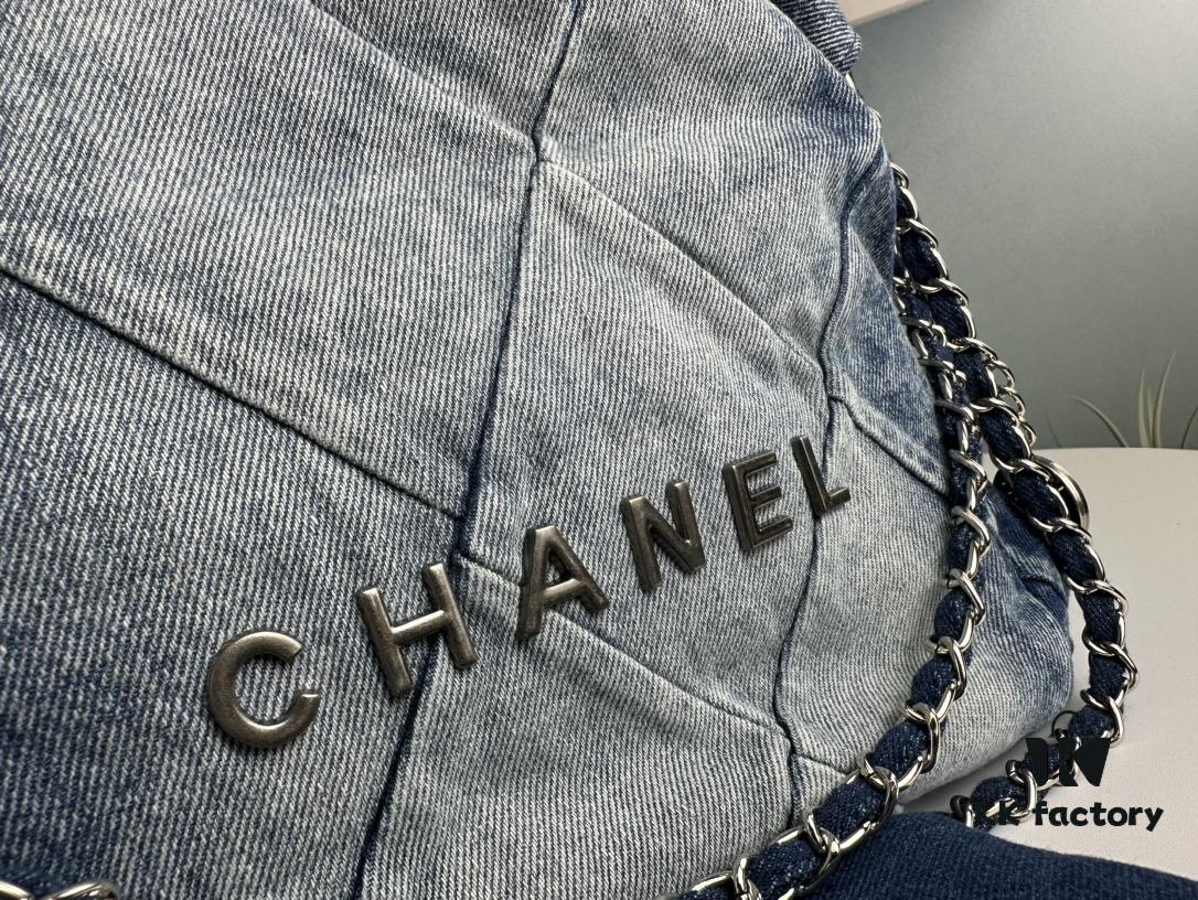 New Medium Size Chanel 23C Denim 22Bag – Absolutely Stunning!
