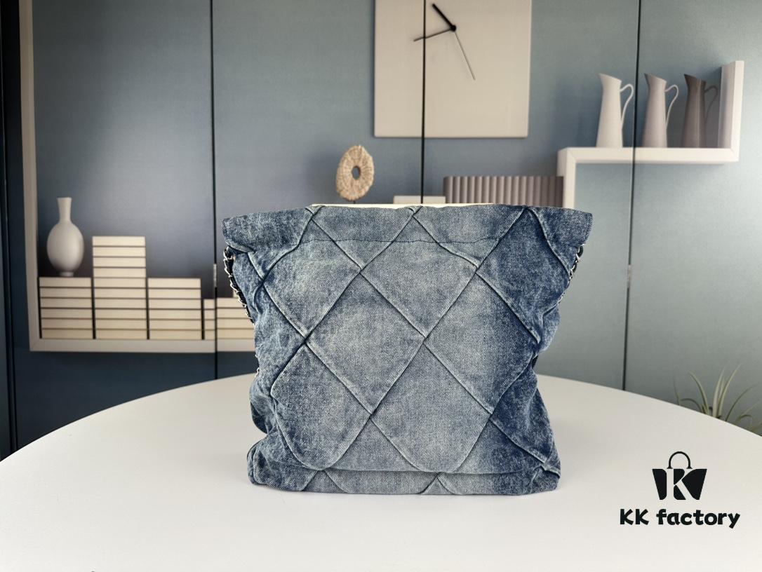 New Medium Size Chanel 23C Denim 22Bag – Absolutely Stunning!