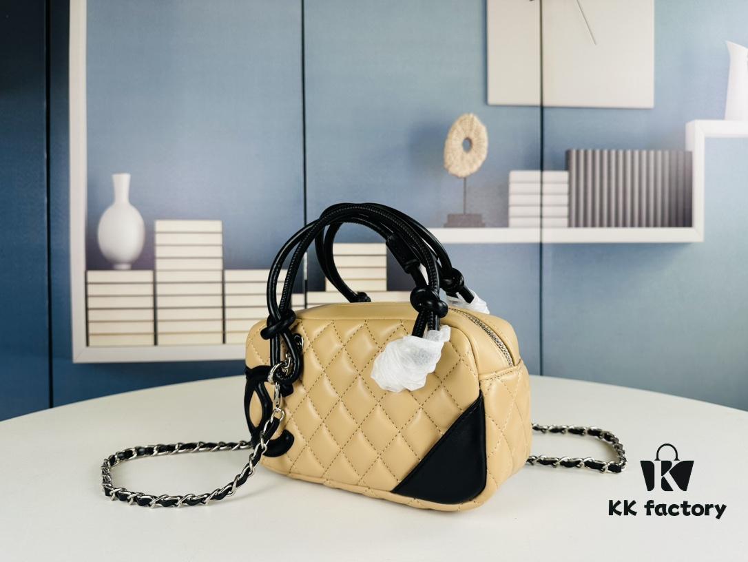 New Arrival Vintage Charm | Chanel Classic Mini Handbag in Black and White Quilted Design