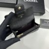 CHANEL Caviar Black/Gold 23K Classic Quilted Lambskin Wallet