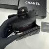 CHANEL Caviar Black/Gold 23K Classic Quilted Lambskin Wallet