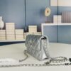 New Arrival Wholesale Multi-Color Chanel Style Beautiful Item & Show Gift - Stylish Silver Chain Mini Bag, Waist Bag, Crossbody or Handheld, Very Matchable