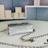 New Arrival Wholesale Multi-Color Chanel Style Beautiful Item & Show Gift - Stylish Silver Chain Mini Bag, Waist Bag, Crossbody or Handheld, Very Matchable