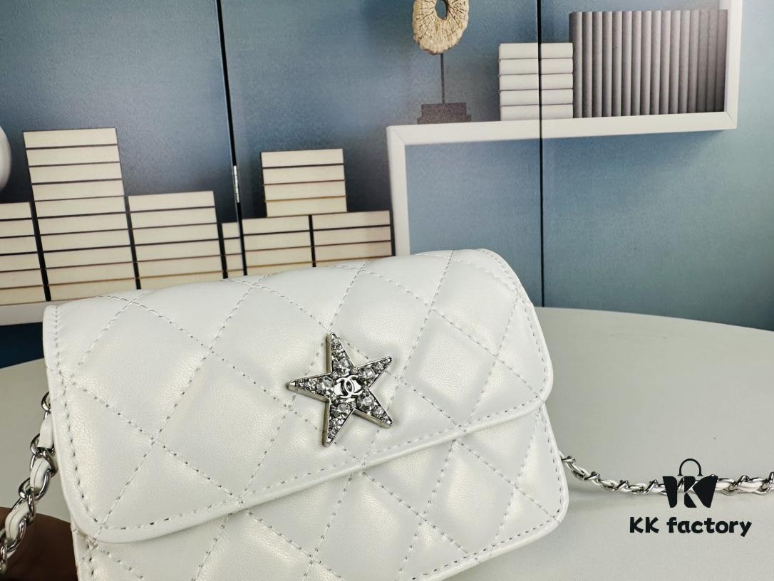 New Arrival Multi-Color Chanel-Inspired Silver Chain Mini Bag – Stylish and Versatile