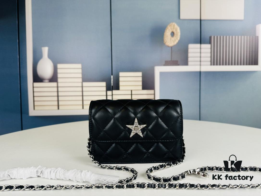 New Arrival Wholesale Multi-Color Chanel-Inspired Silver Chain Mini Bag