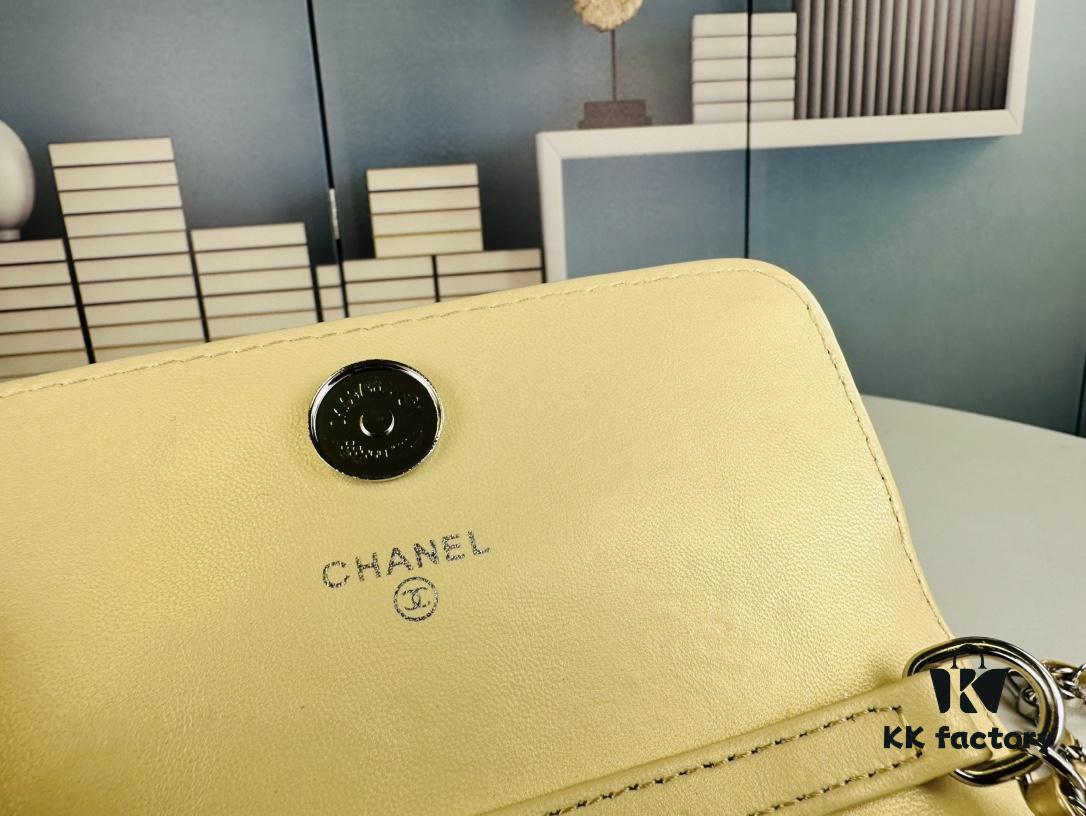 New Arrival Multi-Color Chanel Style Silver Chain Mini Bag - Can Be Worn as Waist Bag, Crossbody or Handbag