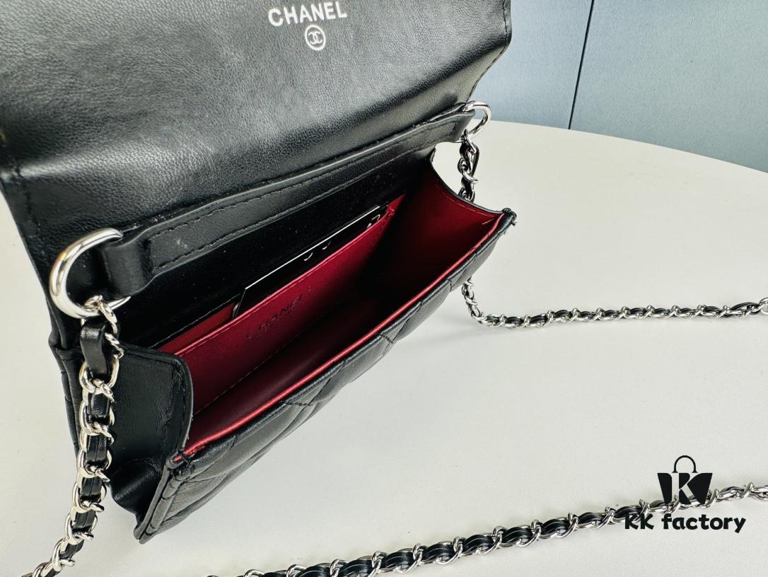 New Arrival Wholesale Multi-Color Chanel-Inspired Silver Chain Mini Bag