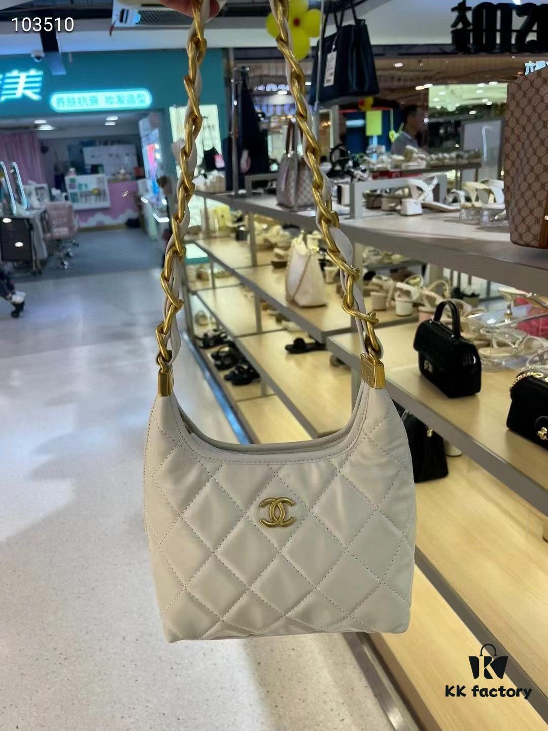 CHANEL 24A Large Hobo Bag in Wax Leather – In Stock Now