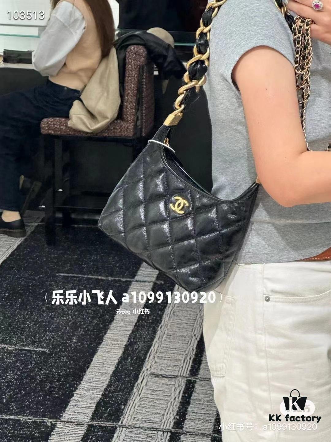 CHANEL 24A Large Hobo Bag in Wax Leather – In Stock Now