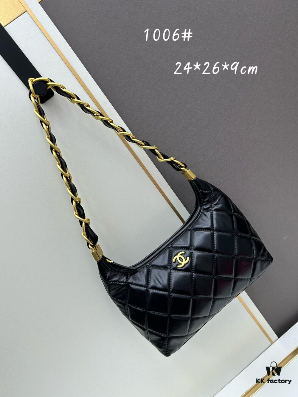 Large Size Available Now CHANEL 24A Wander Hobo Bag