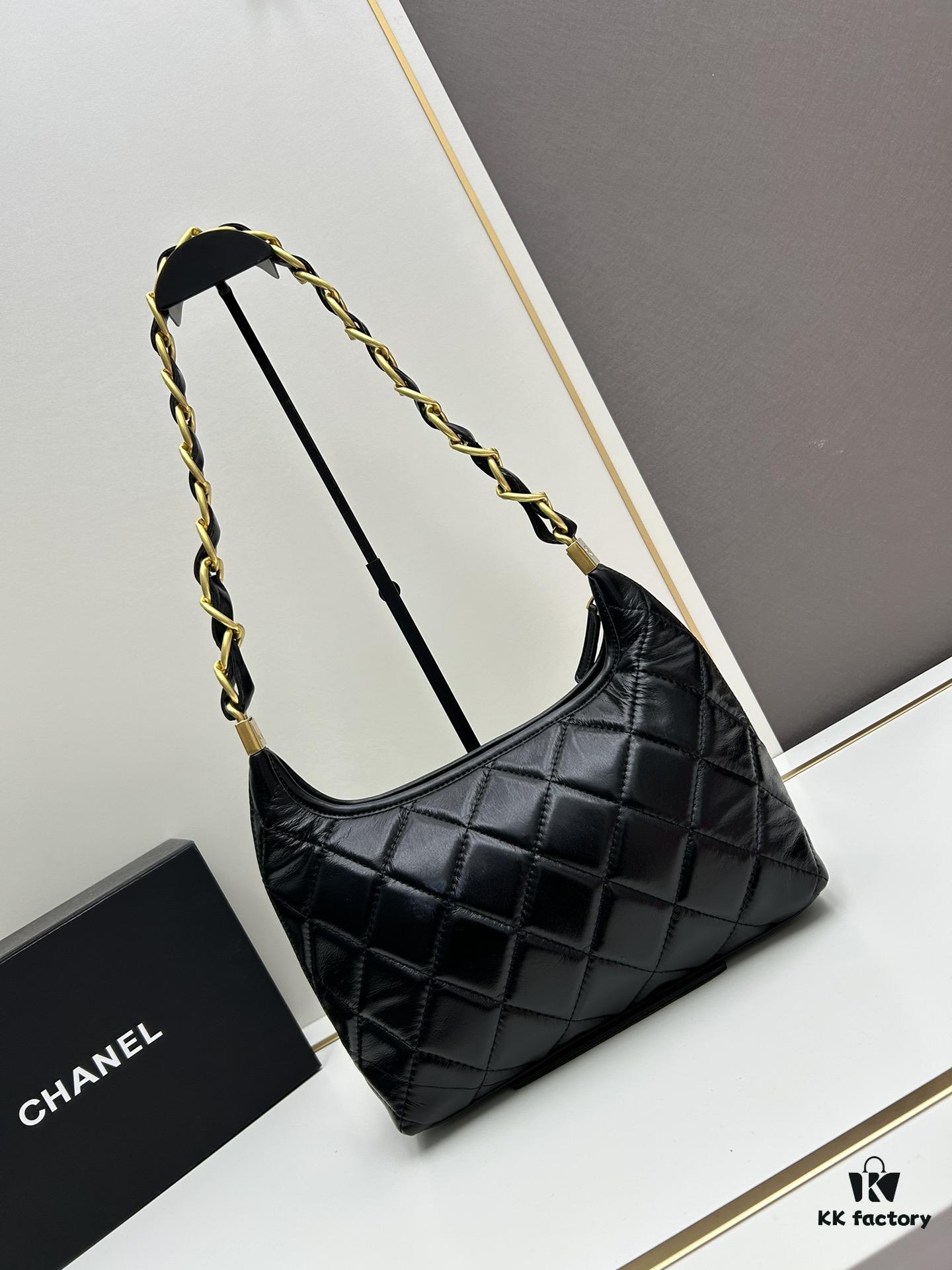 Large Size Available Now CHANEL 24A Wander Hobo Bag