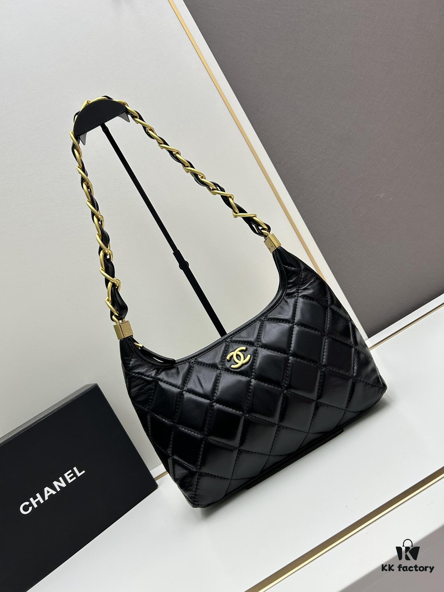 Large Size Available Now CHANEL 24A Wander Hobo Bag