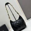 Chanel 24A Small Hobo Bag in Lambskin Oil-Waxed Leather