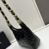 Chanel 24A Small Hobo Bag in Lambskin Oil-Waxed Leather