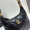 Chanel 24A Small Hobo Bag in Lambskin Oil-Waxed Leather