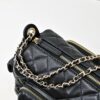CHANEL 24K New Bowling Camera Bag in Lambskin with Gold-Tone Hardware