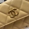 Chanel Chanel Counter Model ❤❤ Caviar Leather Chain with Pearl Hardware, Full Leather Inside and Out, High-Quality Craftsmanship, Gold Clasp, Shoulder Crossbody Bag or Waist Bag