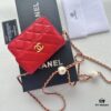 Chanel Chanel Counter Style ❤❤ Caviar Leather with Pearl and Chain Hardware, Full Leather Inside and Out, High-Quality Craftsmanship, Gold Buckle, Shoulder or Crossbody Wear, Can Be Used as Waist Bag