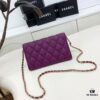 Chanel Classic Quilted Shoulder Crossbody Bag in Calfskin with CC Logo
