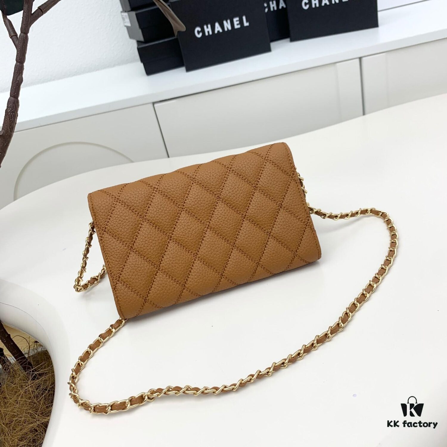 Bestselling Chanel Quilted Leather Shoulder Crossbody Bag with Chain