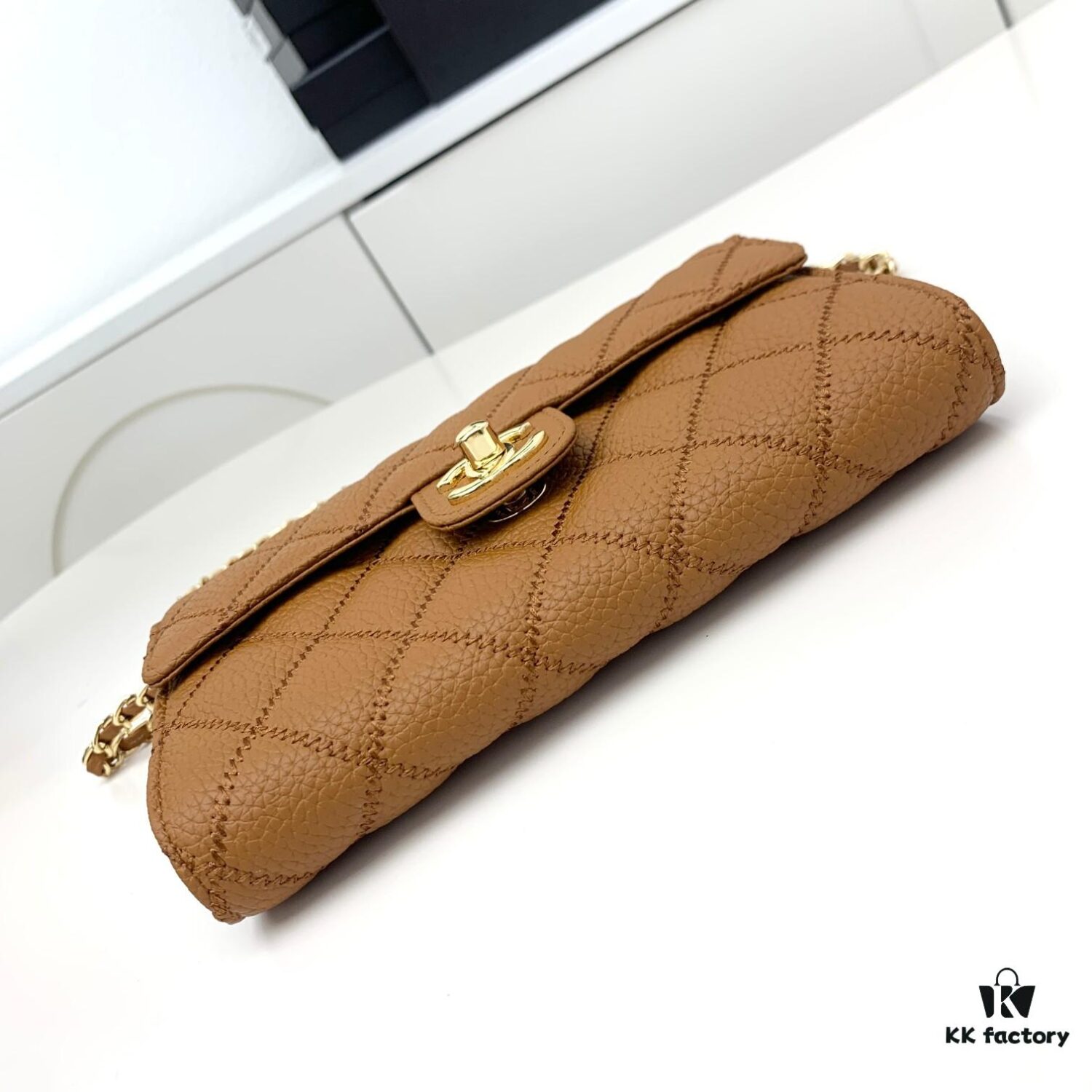 Bestselling Chanel Quilted Leather Shoulder Crossbody Bag with Chain