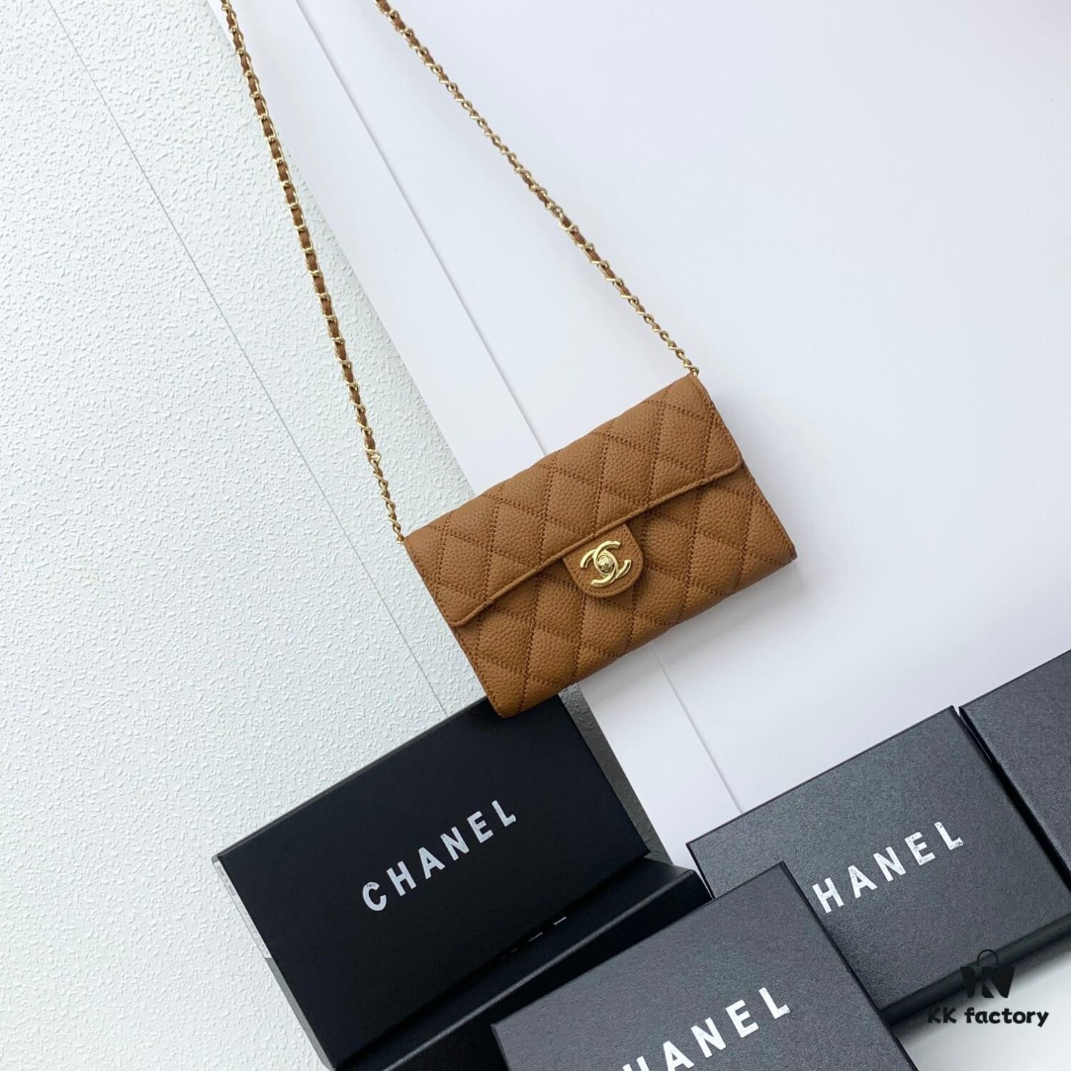 Bestselling Chanel Quilted Leather Shoulder Crossbody Bag with Chain