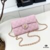 Chanel Classic Quilted Shoulder Crossbody Bag in Calfskin with Chain