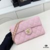 Chanel Classic Quilted Shoulder Crossbody Bag in Calfskin with Chain