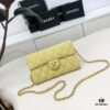Chanel Classic Quilted Shoulder Crossbody Mini Bag in Calfskin with CC Logo