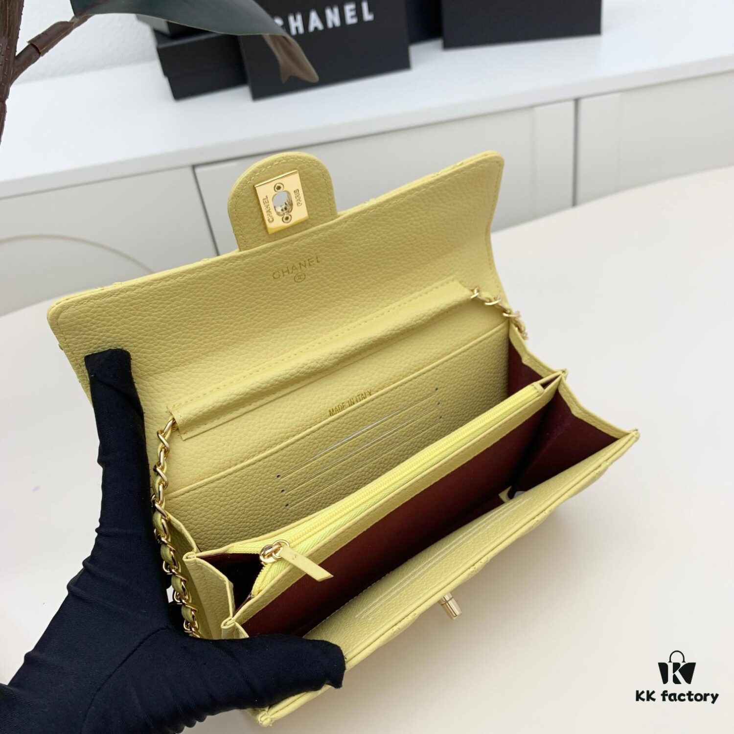 Chanel Classic Quilted Shoulder Crossbody Mini Bag in Calfskin with CC Logo