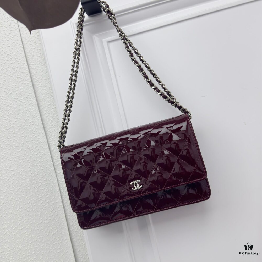 Top Quality Original Chanel WOC Classic Lucky Bag, Can Be Worn Crossbody or Shoulder, Chain Stowable Inside for Clutch Use