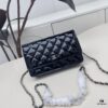 Top Quality Authentic Sheepskin Chanel WOC Classic Lucky Bag, Can Be Worn Crossbody or Shoulder, Chain Stowable Inside for Clutch Use