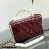 Bestselling Upgraded Chanel-style Box Clutch with Rhinestone Handle