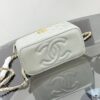 Bestselling Upgraded Chanel-Style Box Makeup Bag with Rhinestone Handle