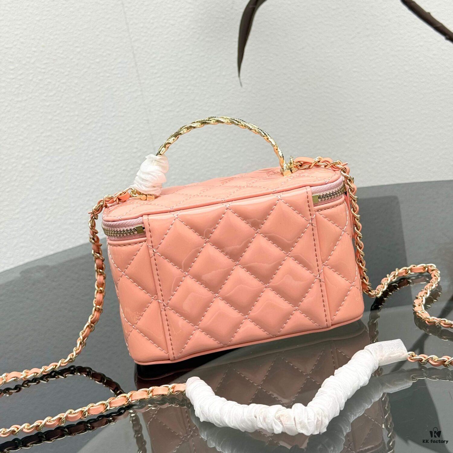 Bestselling Upgraded Chanel-Style Box Clutch with Rhinestone Handle