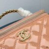 Bestselling Upgraded Chanel-style Box Clutch with Rhinestone Handle