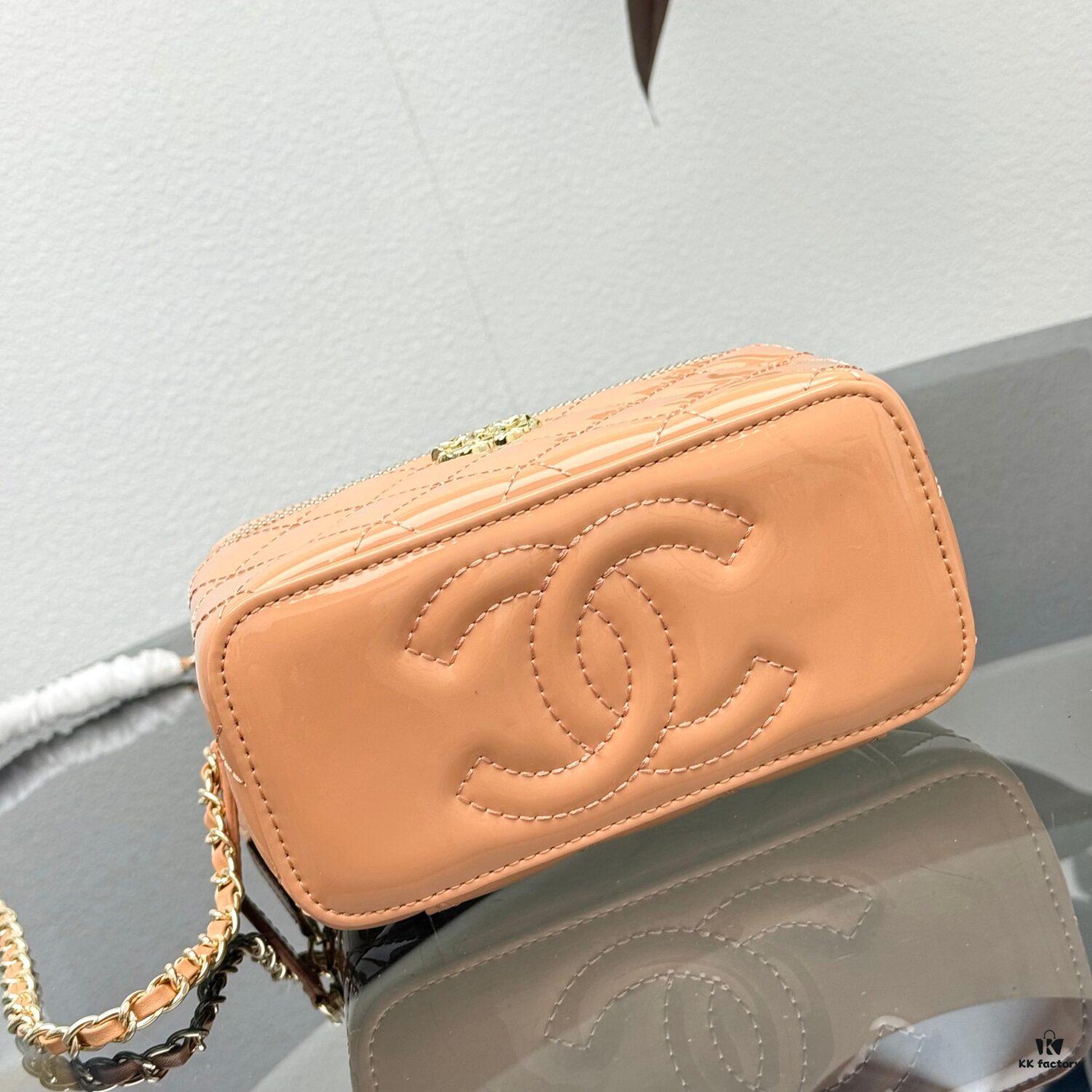 Bestselling Upgraded Chanel-style Box Clutch with Rhinestone Handle