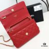 New Color CF Series Caviar Calfskin Smooth Lamb Leather Chanel Classic WOC Fortune Bag