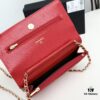 New Color CF Series Caviar Calfskin Smooth Lamb Leather Chanel Classic WOC Fortune Bag