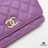 Chanel Classic WOC Fortune Bag in New CF Series Caviar Leather and Smooth Lambskin