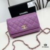 Chanel Classic WOC Fortune Bag in New CF Series Caviar Leather and Smooth Lambskin