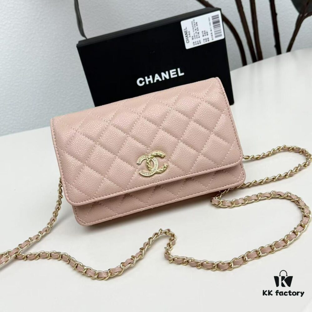 New Color CF Series Caviar Calfskin Smooth Lamb Leather Chanel Classic WOC Fortune Bag