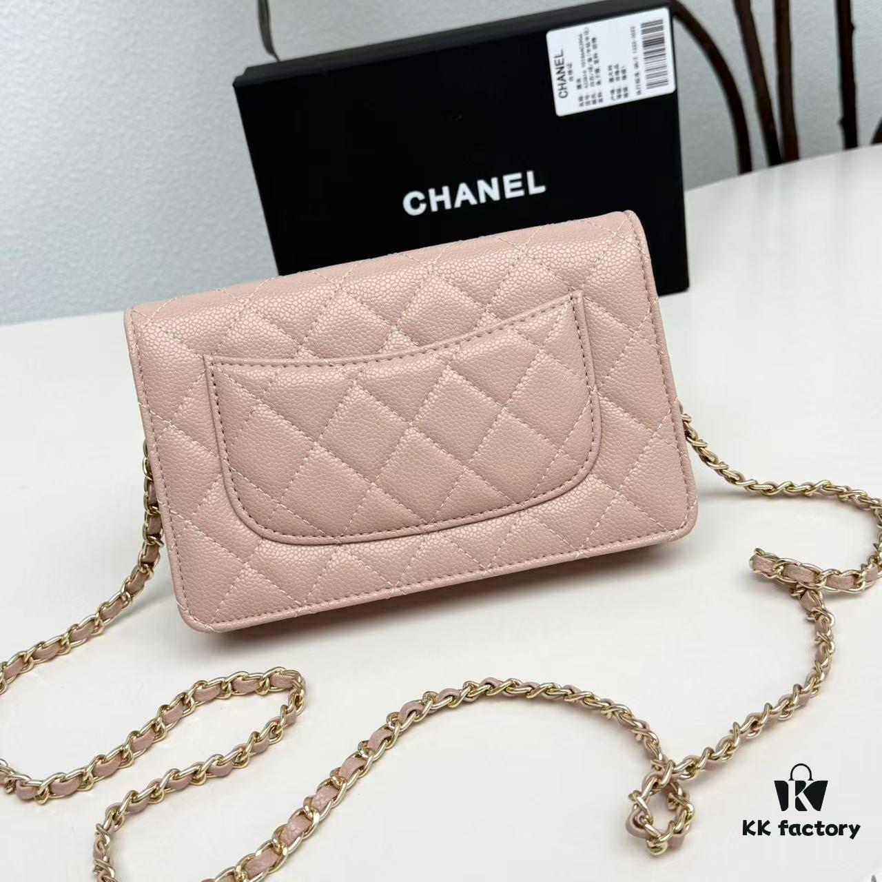 New Color CF Series Caviar Calfskin Smooth Lamb Leather Chanel Classic WOC Fortune Bag