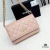 New Color CF Series Caviar Calfskin Smooth Lamb Leather Chanel Classic WOC Fortune Bag