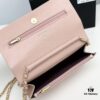 New Color CF Series Caviar Calfskin Smooth Lamb Leather Chanel Classic WOC Fortune Bag
