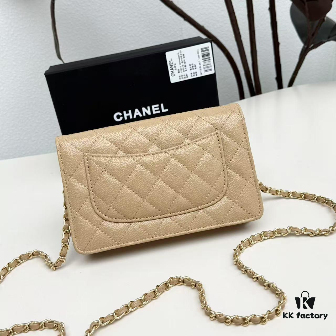 Chanel Classic WOC Bag in CF Series Caviar Leather and Smooth Lamb Skin - New Color Launch