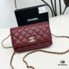 Chanel Classic WOC Fortune Bag in New CF Series Caviar Leather and Smooth Lamb Skin – Perfect for Summer and All Seasons