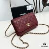 Chanel Classic WOC Fortune Bag in New CF Series Caviar Leather and Smooth Lamb Skin – Perfect for Summer and All Seasons