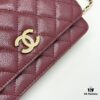 Chanel Classic WOC Fortune Bag in New CF Series Caviar Leather and Smooth Lamb Skin – Perfect for Summer and All Seasons